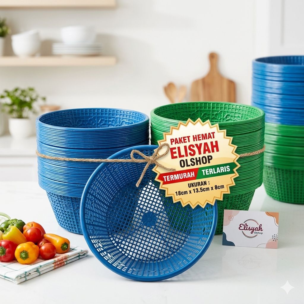 grosir 100pcs wakul hajatan/besek tasyakuran/besek plastik murah tebal(WARNA MENARIK)