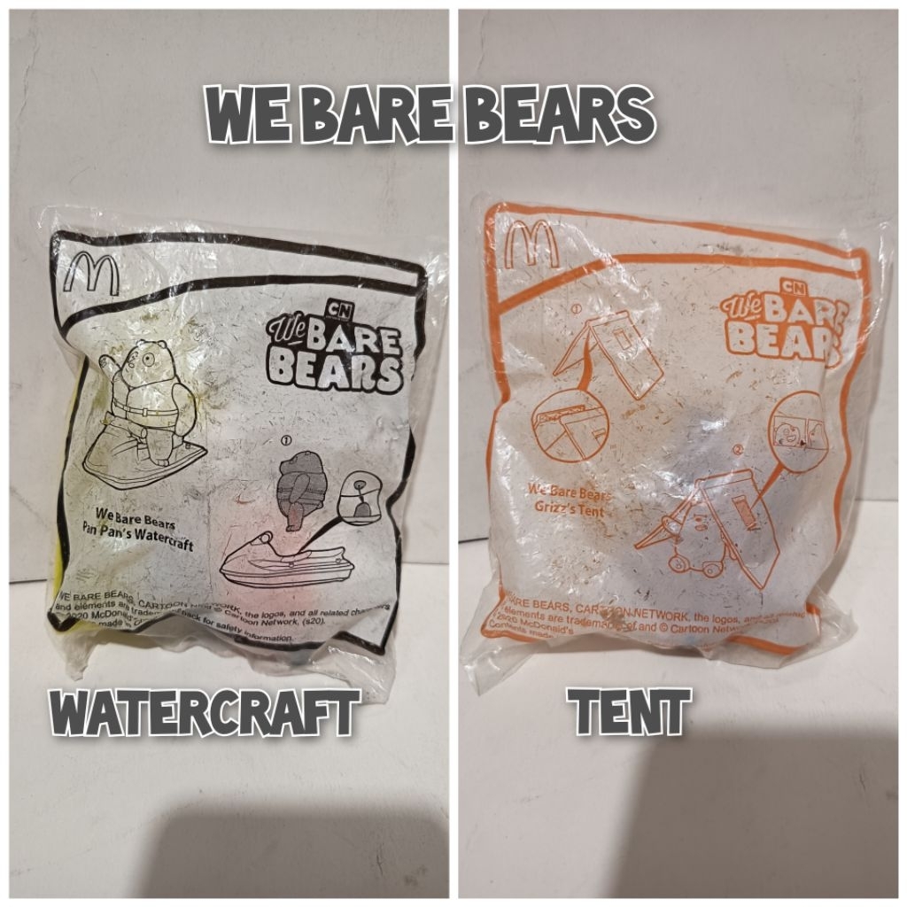 Mainan Mcd Happy Meal we bare bears new