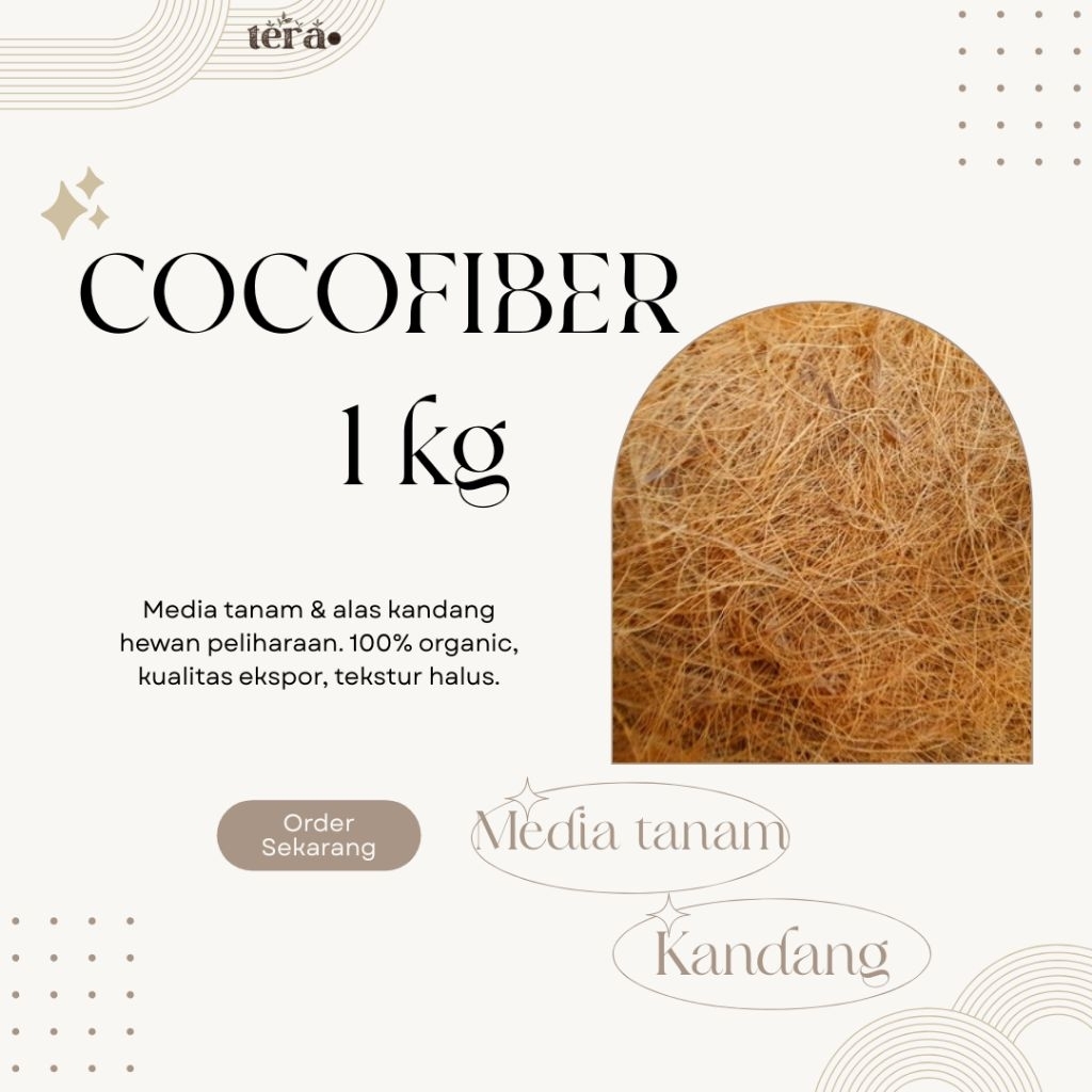 COCOFIBER 1 KG MEDIA TANAM PREMIUM EKSPOR QUALITY