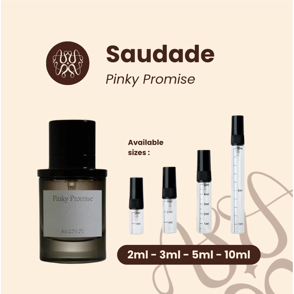 Decant Parfum SAUDADE - PINKY PROMISE~ share in jar/ travel size