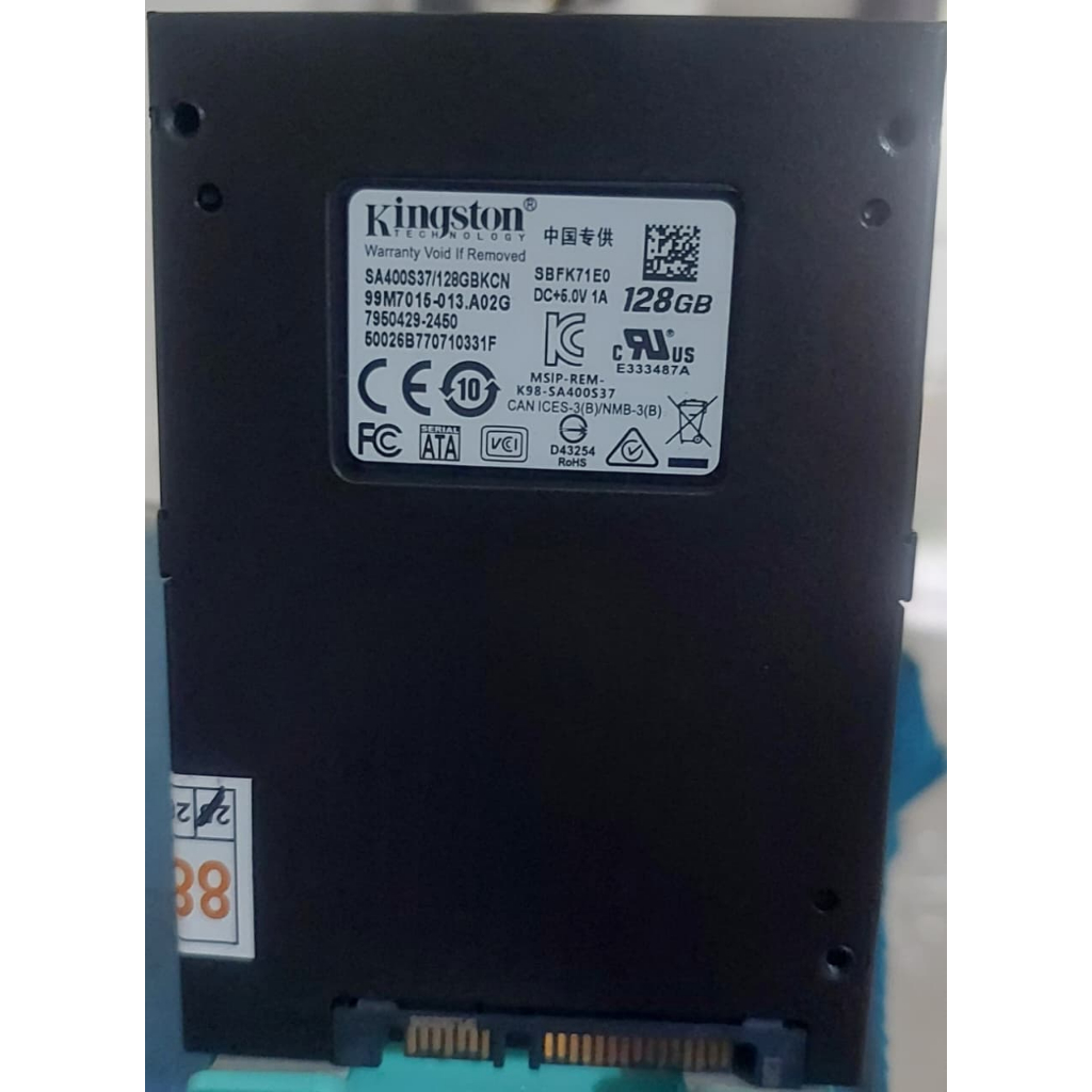 SSD Kingston A400 (128GB_Second)