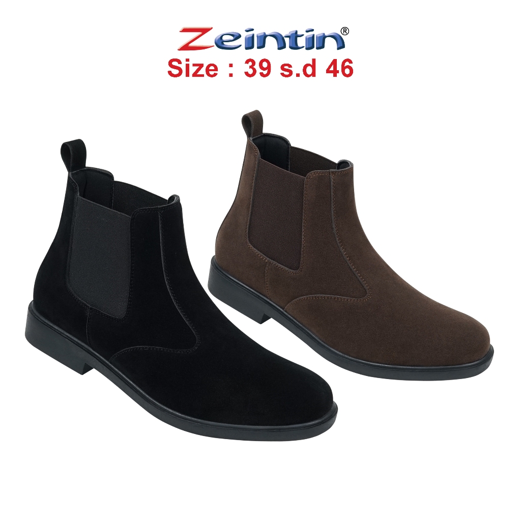Zeintin Boots Pria Sepatu Boots Pria Formal Kasual Suede Tali Ukuran 39-46 Boots Pria Formal Kasual 