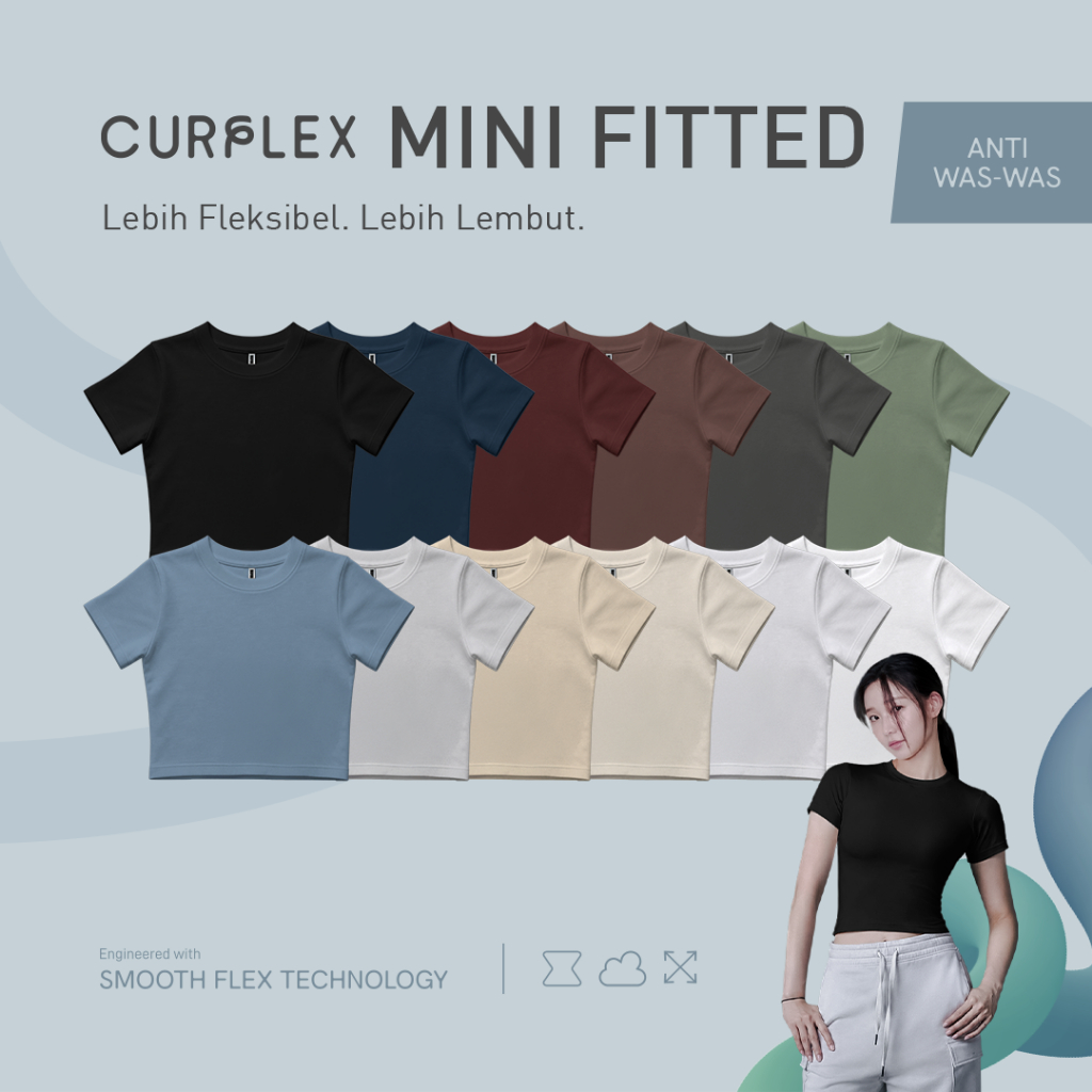No Void Minds Curflex Mini Fitted Crop Women T-Shirt | Core