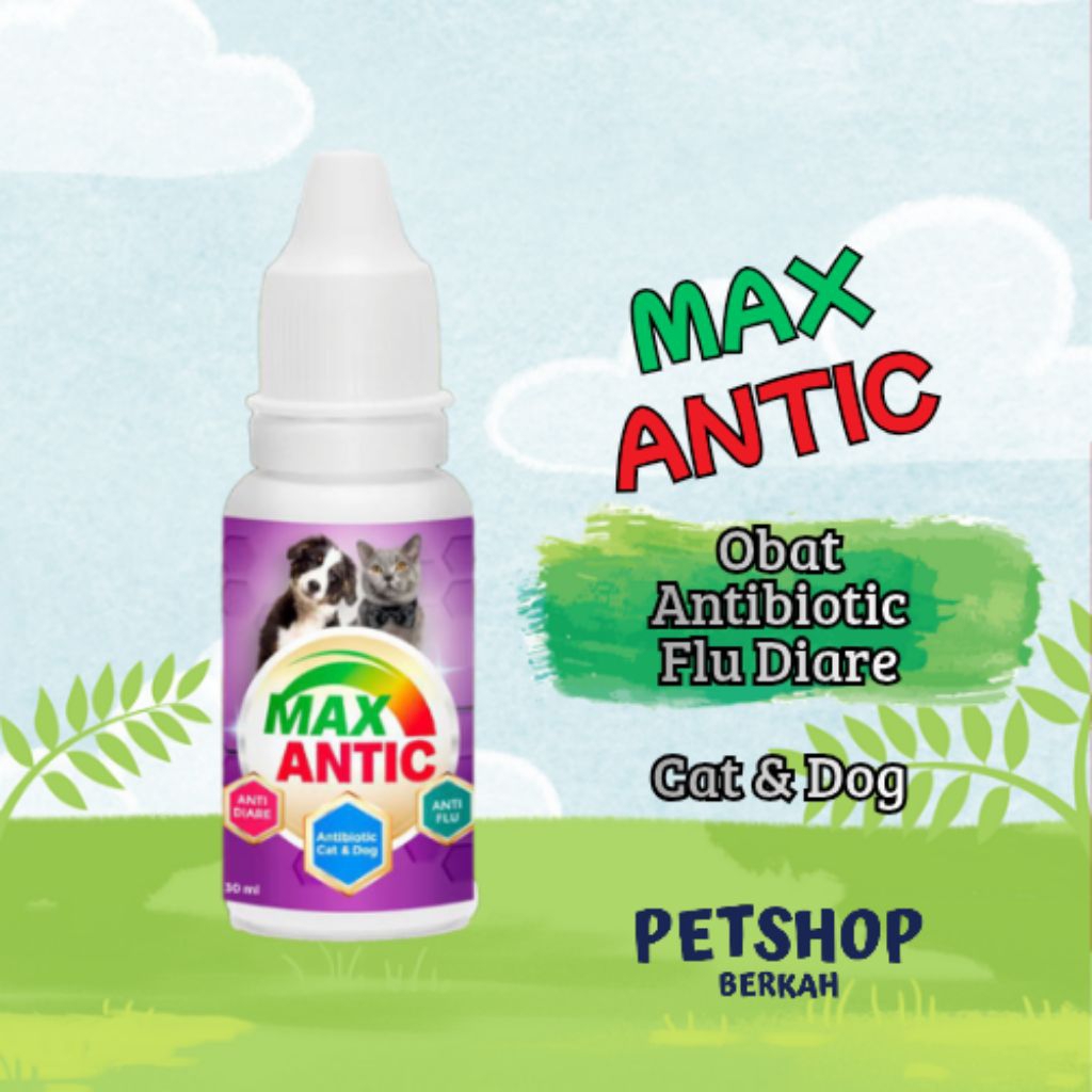 Obat Antibiotik Kucing dan Anjing | MAX ANTIC