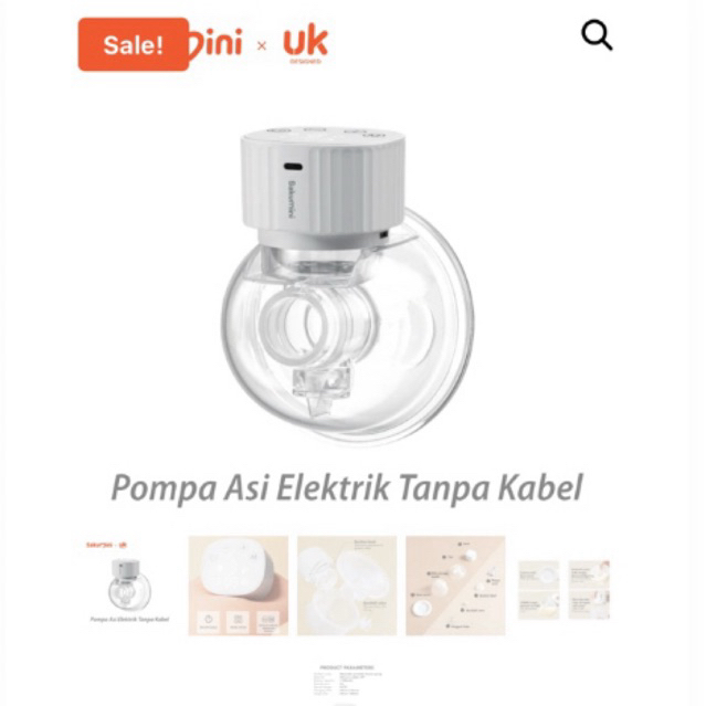 preloved pompa asi handsfree sakumini