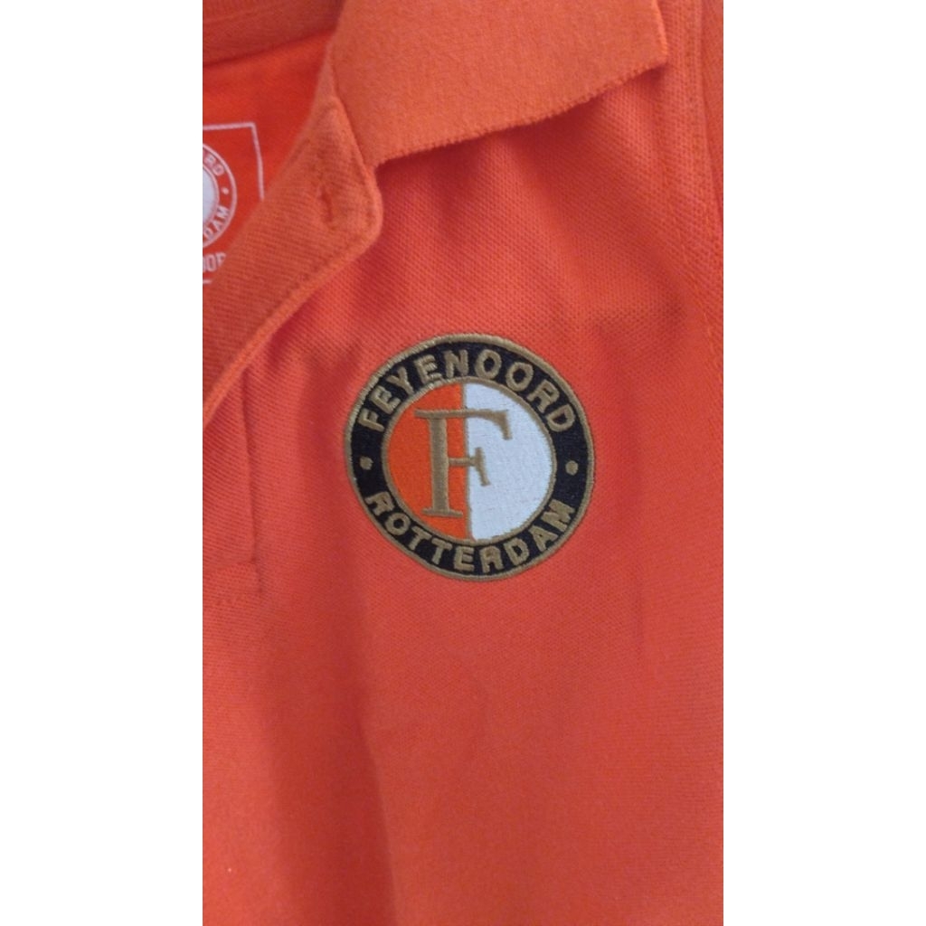 BAJU ANAK PRELOVED POLO SHIRT FEYENOORD ROTTERDAM MERAH MERONA