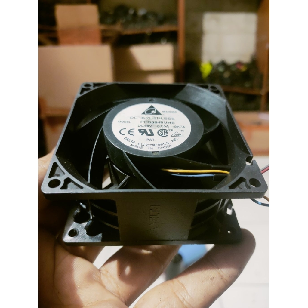 KIPAS FAN DC HIGH SPEDD 48V 0.65A 8CM DELTA