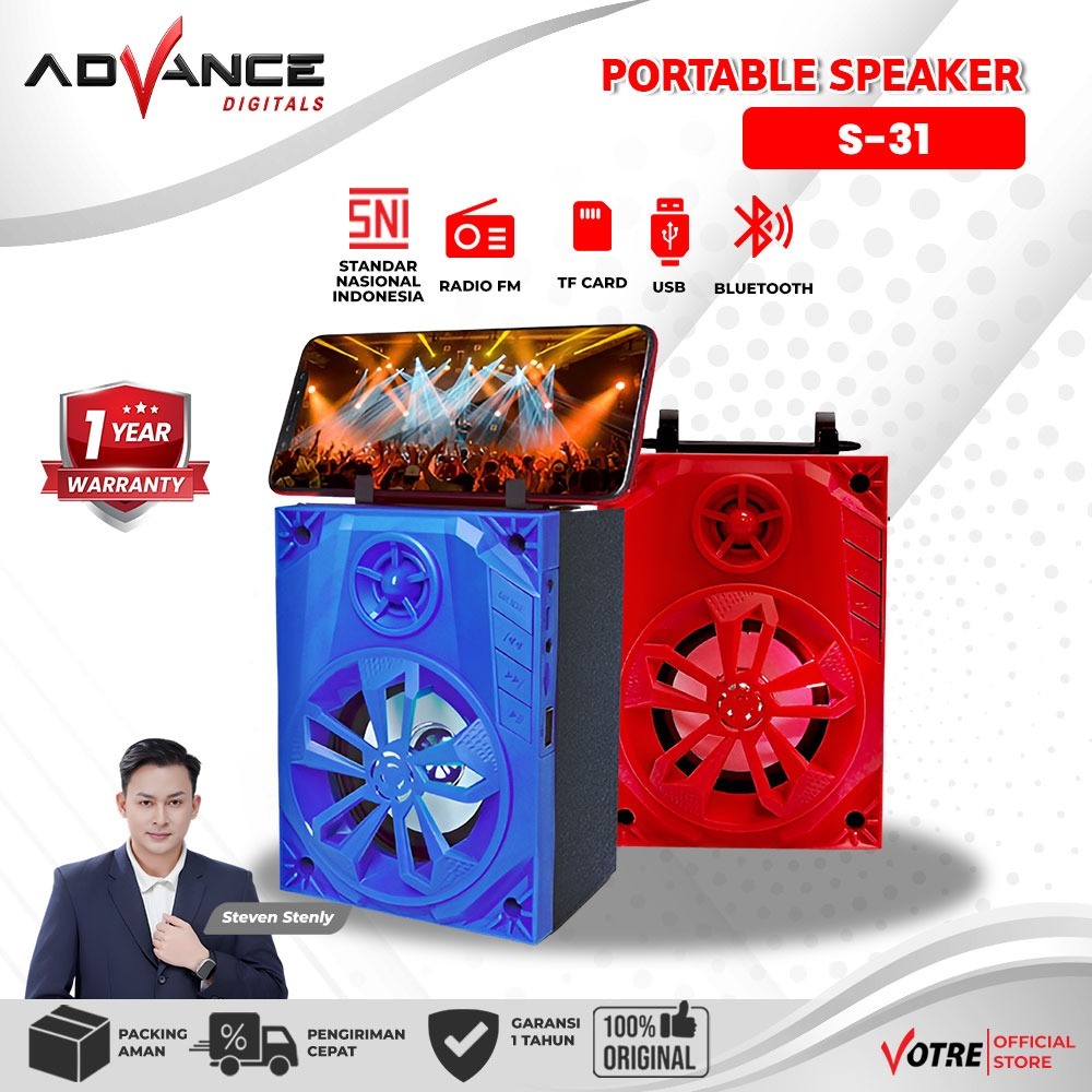 Advance Bluetooth Speaker Music Box S31 Speaker Bluetooth Portable