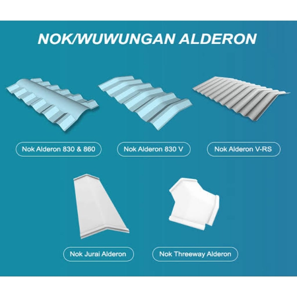 Nok Alderon 830 // Nok Wuwungan Alderon // Wuwungan UPVC