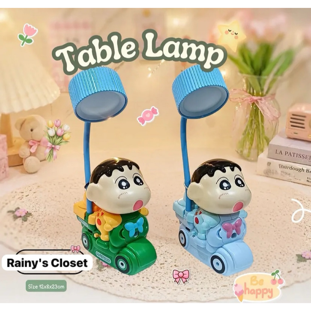 Lampu Meja Lampu Tidur Rautan Pensil Crayon Shinchan