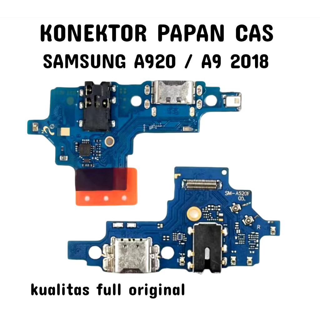 KONEKTOR PAPAN CAS SAMSUNG A920 / A9 2018 KUALITAS FULL ORIGINAL PENGGANTI KONEKTOR PAPAN CAS