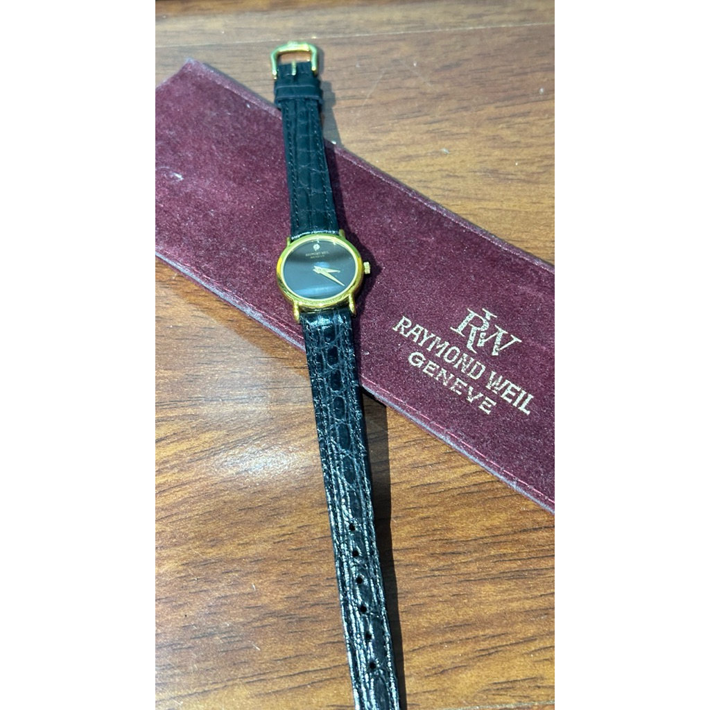 Jam Tangan Raymond Weil RW Geneve 18K Gold Electroplated