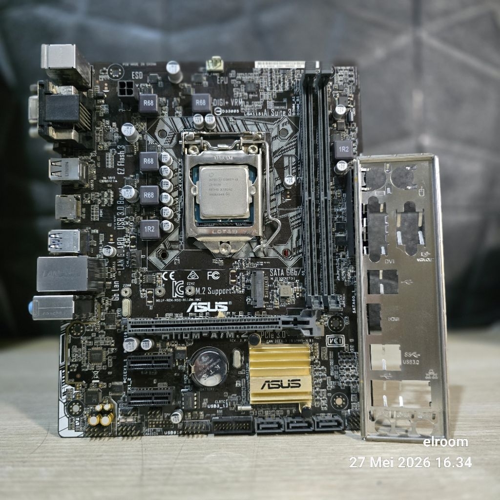 PROCESSOR INTEL CORE i5 6400 GEN 6 SKYLAKE & MOTHERBOARD H110M / H110 INTEL LGA 1151 DDR4
