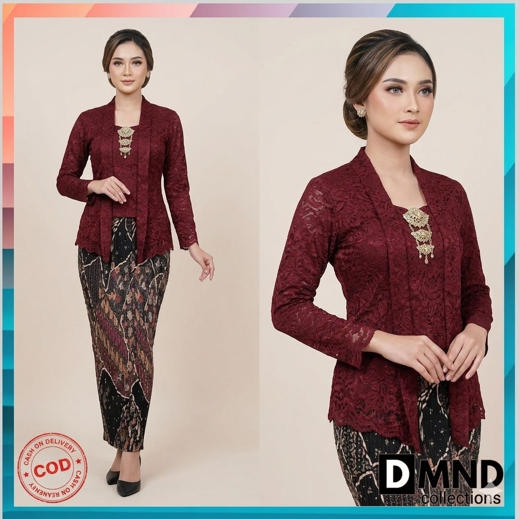 SET KUTU BARU BROKAT - KEBAYA KUTU BARU MODERN - KEBAYA WISUDA - KEBAYA MODERN - BROKAT
