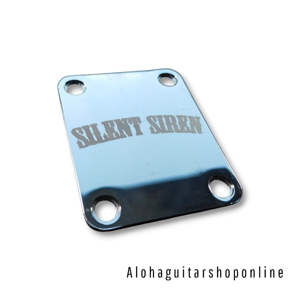 Custom Neckplate Engraving Fender Japan Silent Siren