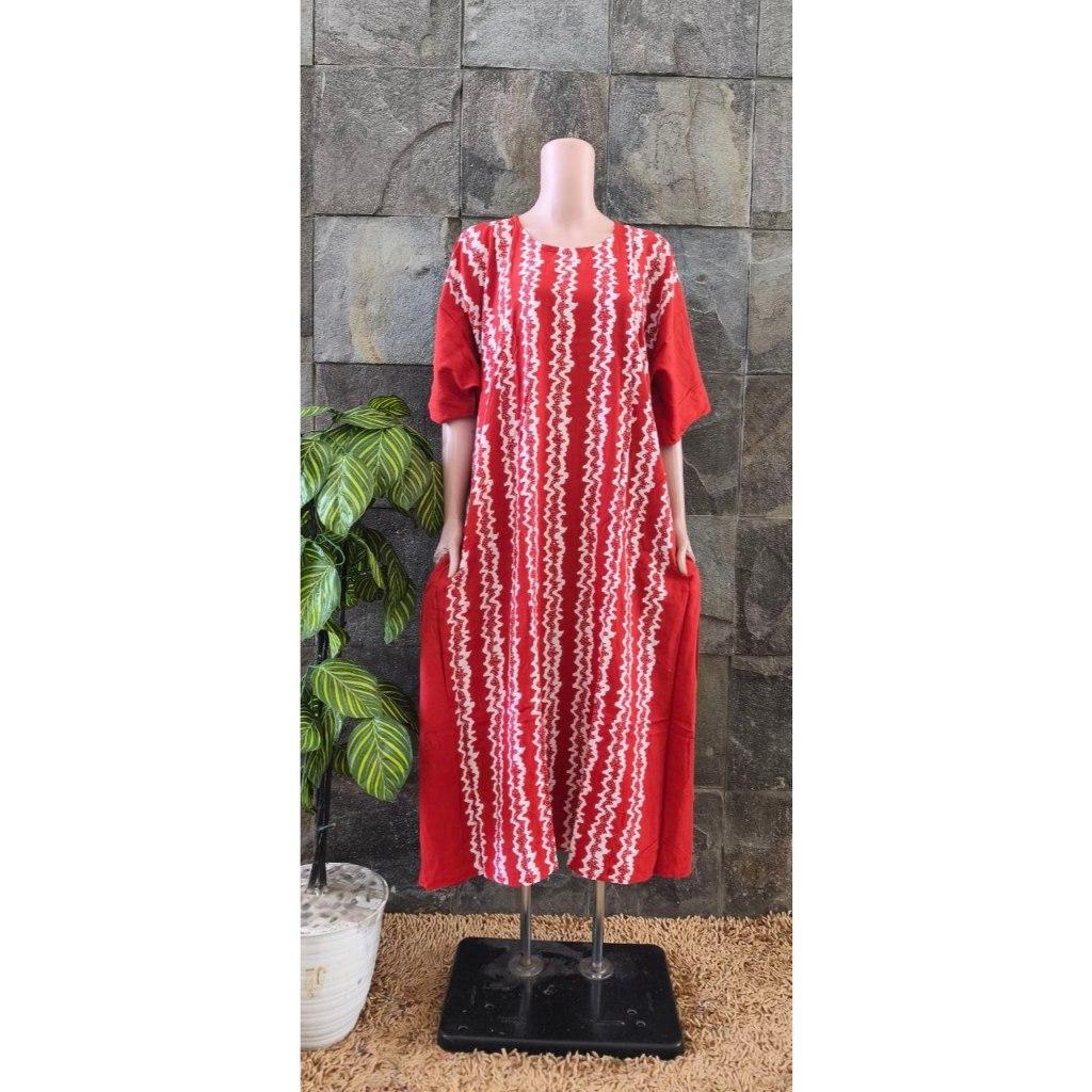 Ld 120 Batik Qonita Daster Jumbo Stali