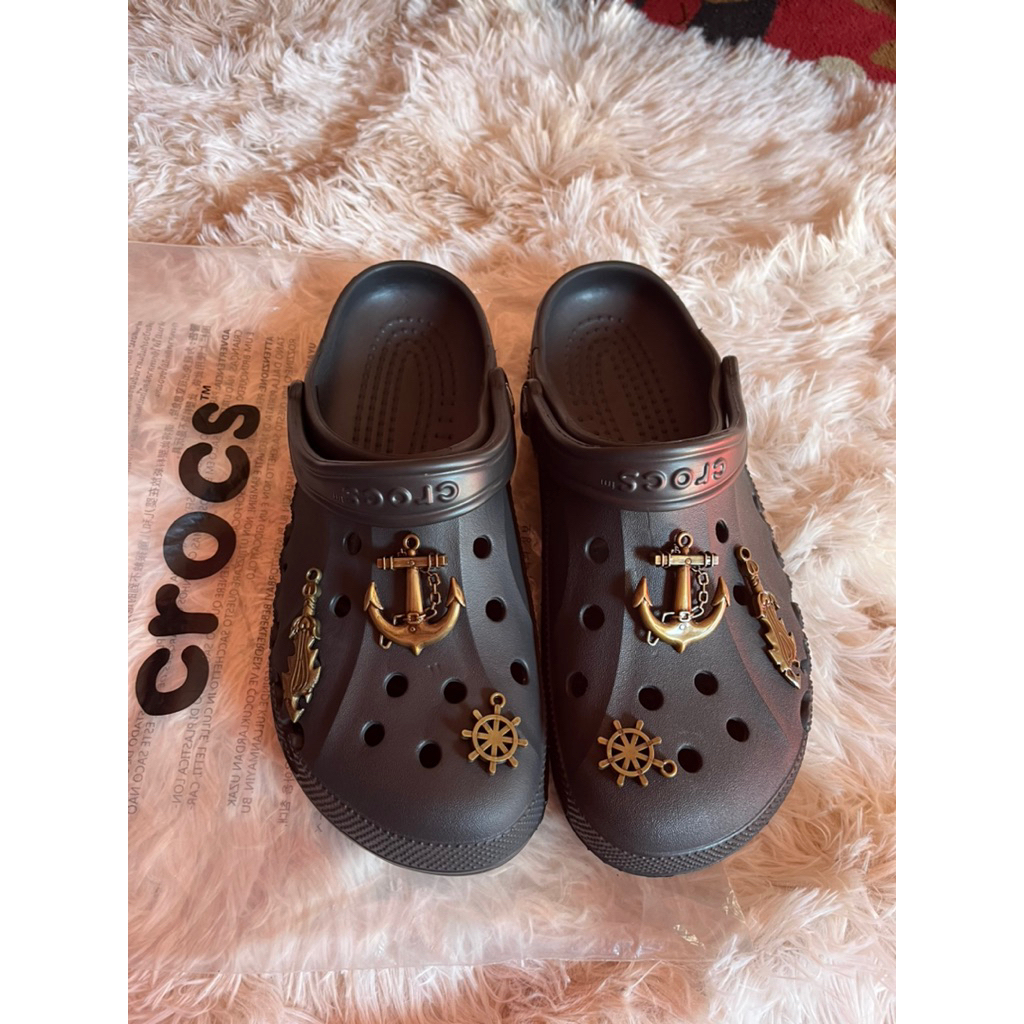 ready size 43 baya hitam ori crocs indo riject cutingan