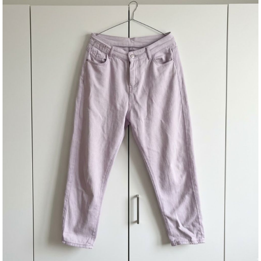 Preloved Jeans Lilac size S-M Celana Denim Wanita Ungu Muda