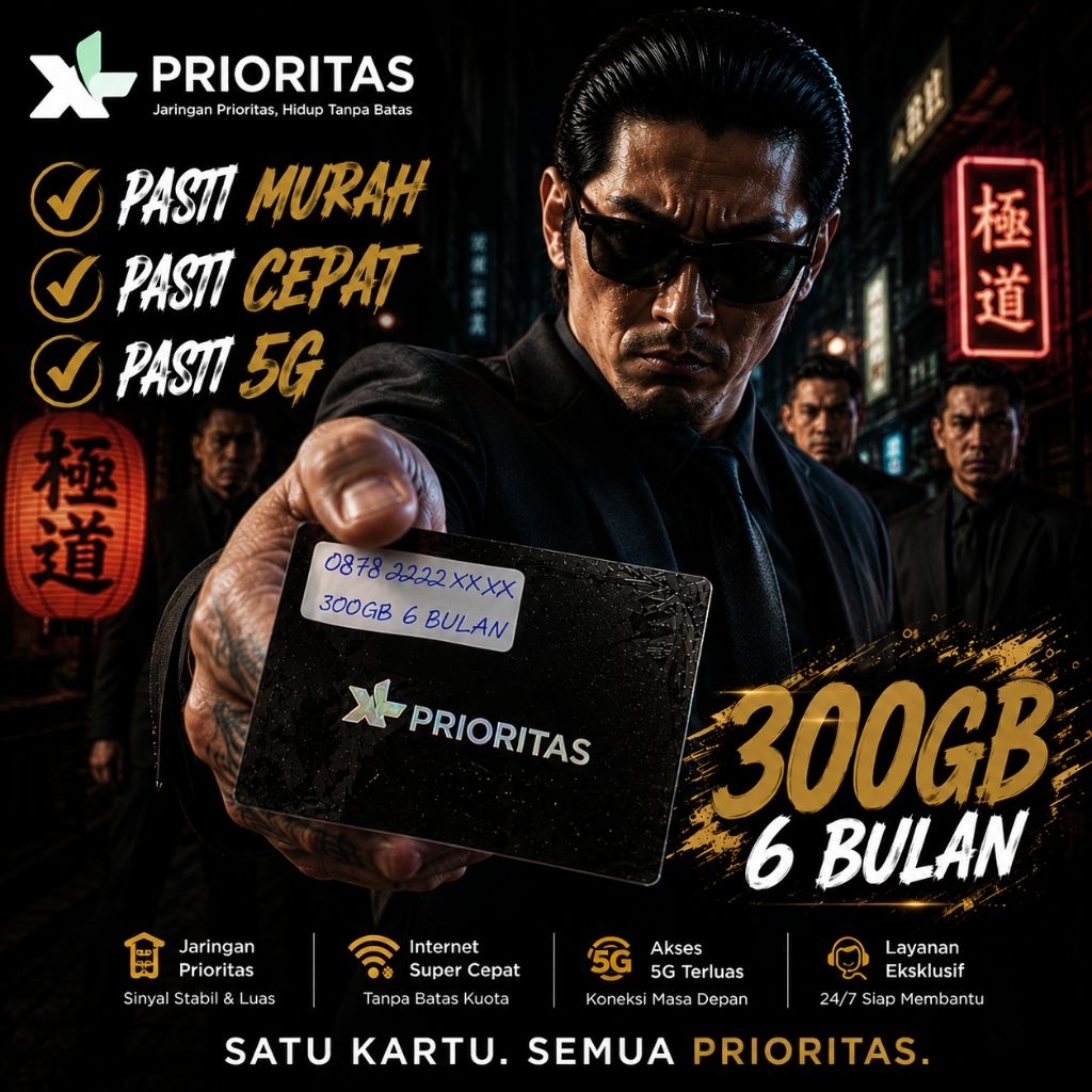 Perdana XL 300GB Kontrak 6 Bulan