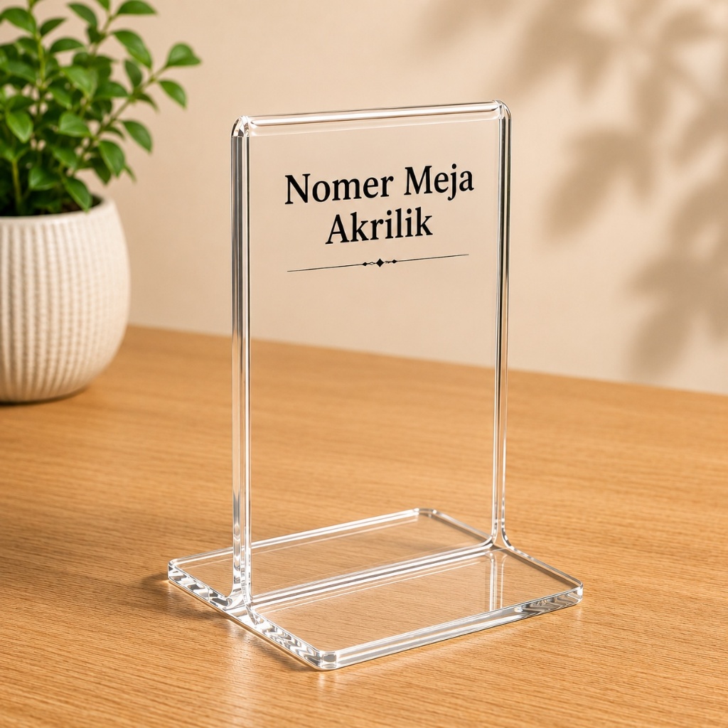 Nomer Meja Akrilik