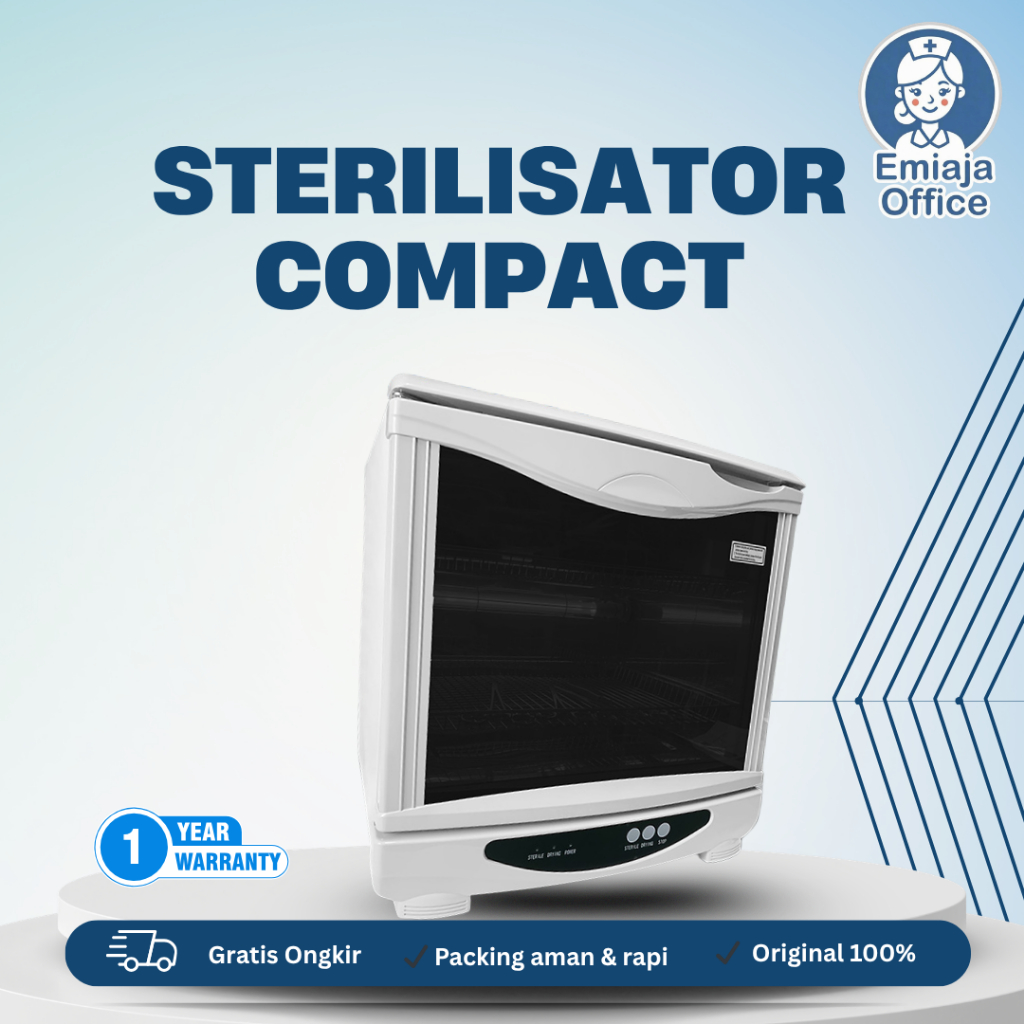 ELITECH - Sterilisator Compact Sterilisator Mini Dry Sterilisator Sterilisasi Piring Sterilisasi Rum