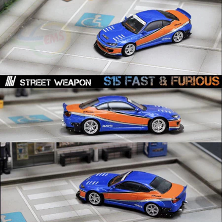 SW64180 - Street Weapon 1/64 Rocket Bunny Nissan Silvia S15 - Fast and Furious