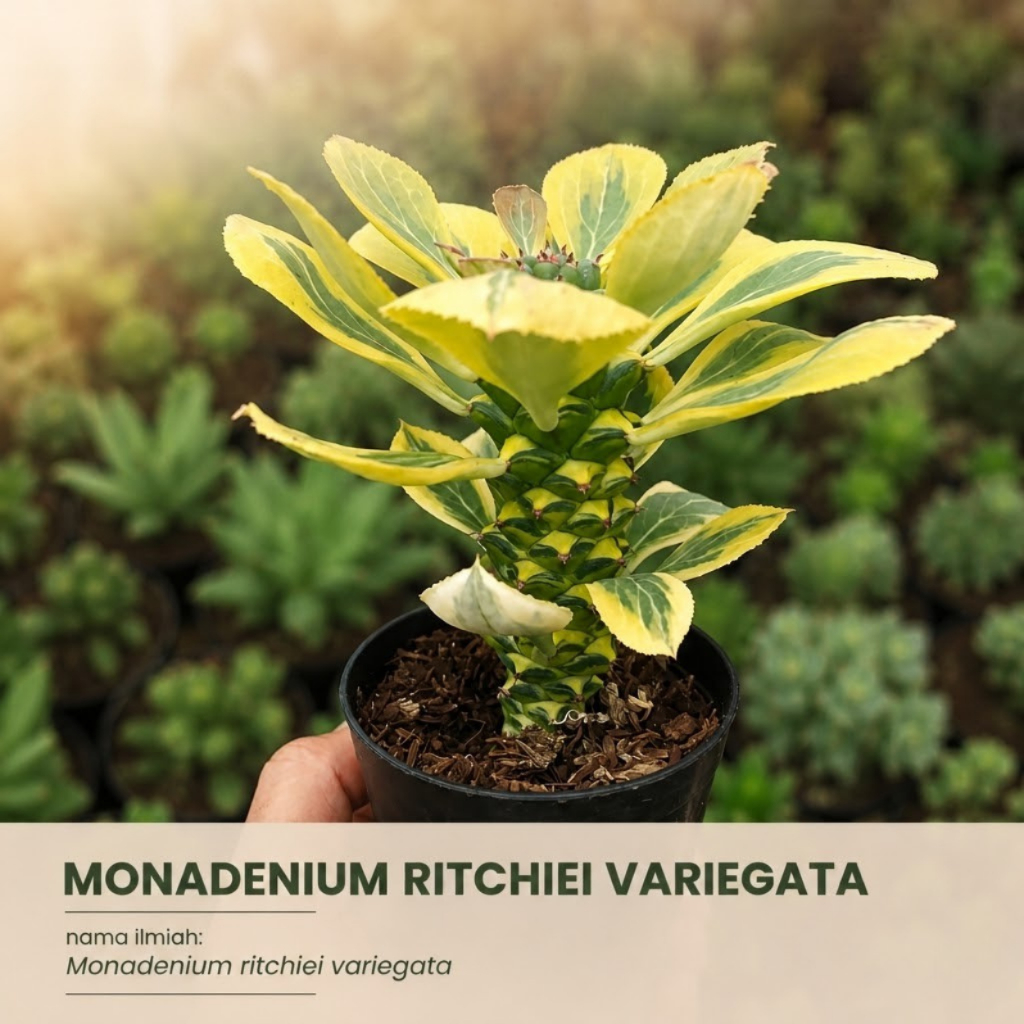 Euphorbia Monadenium Variegata
