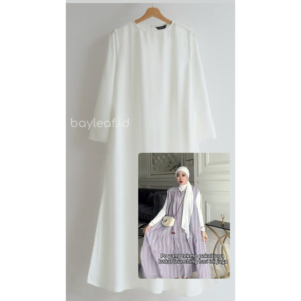 Gamis Wanita Rayon Twill Premium IZMA MAXI Adem & Flowy Ukuran S-XL