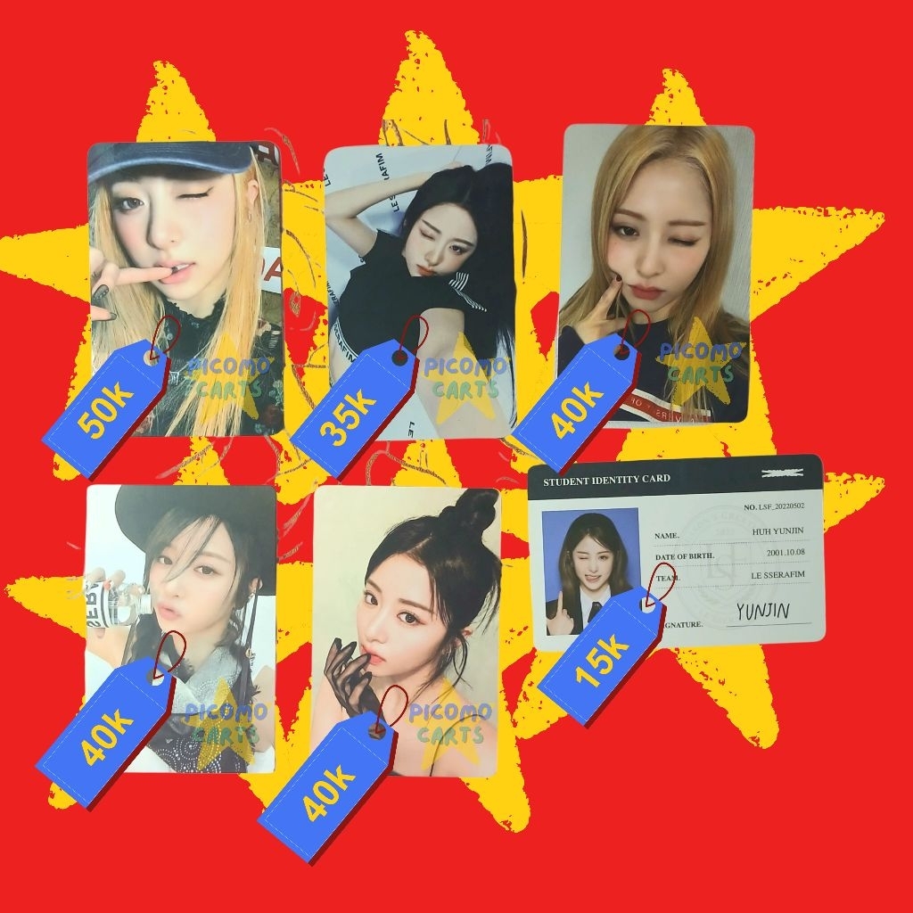 LE SSERAFIM Yunjin official photocard