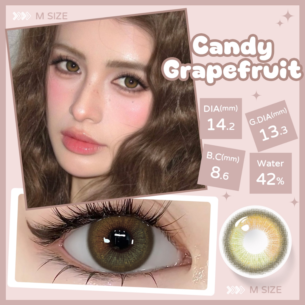 [COD]BLINKA Softlens Cosplay Lensa Kontak Dia 14.5mm 6 Bulan Brown Blue Pink Green Softlen for Party