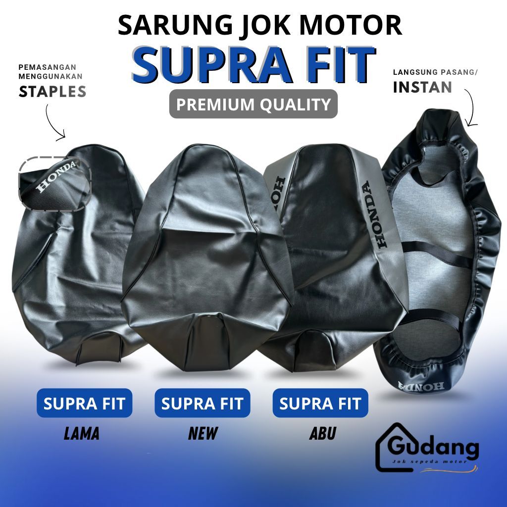 Kulit jok motor ORIGINAL SUPRA FIT/SUPRA FIT NEW/SUPRA FIT LAMA