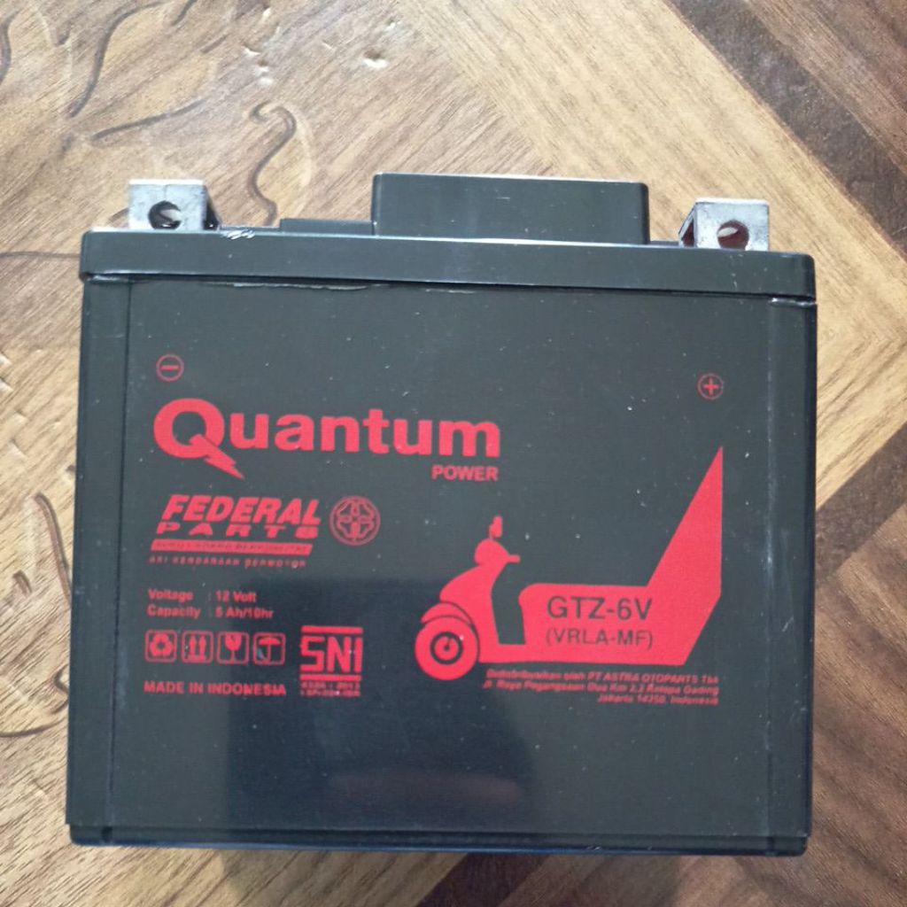 AKI QUANTUM FEDERAL GTZ-6V ORIGINAL