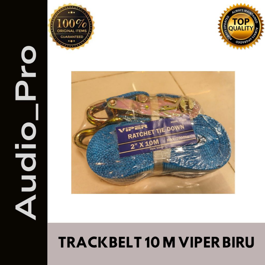 Trackbelt 10 meter Viper Biru Trackbelt 10M Viper biru Trackbelt 10-M Viper Biru