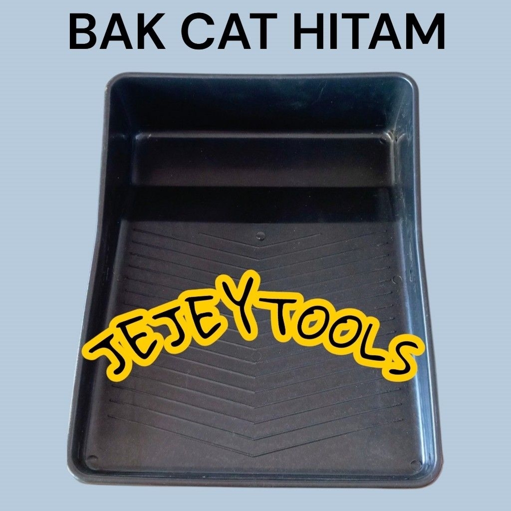 EMBER CAT TEMBOK BESAR / BAK CAT HITAM PLASTIK TEBAL/alat cat tembok/bak cat 9 inchi/bak cat plastik