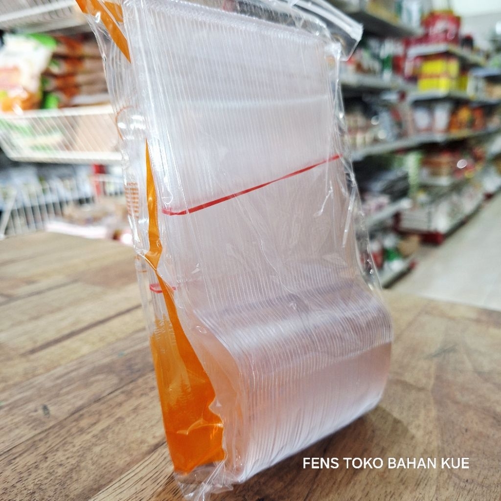 SENDOK MAKAN BENING ISI 100 / SENDOK PLASTIK BENING