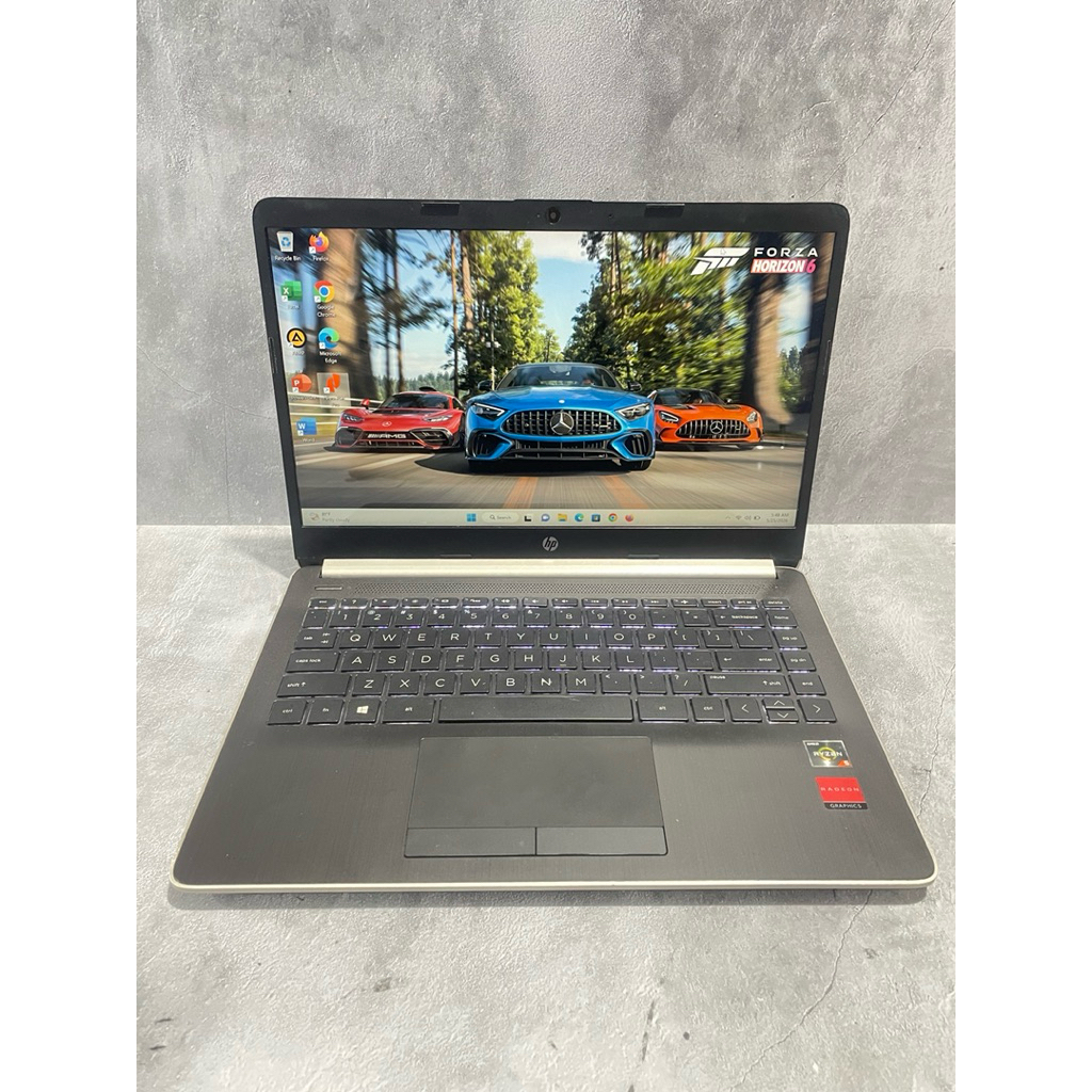 Laptop Second HP 14s AMD Ryzen 5-3500U RAM 8GB SSD 256GB Radeon Vega 8 Murah