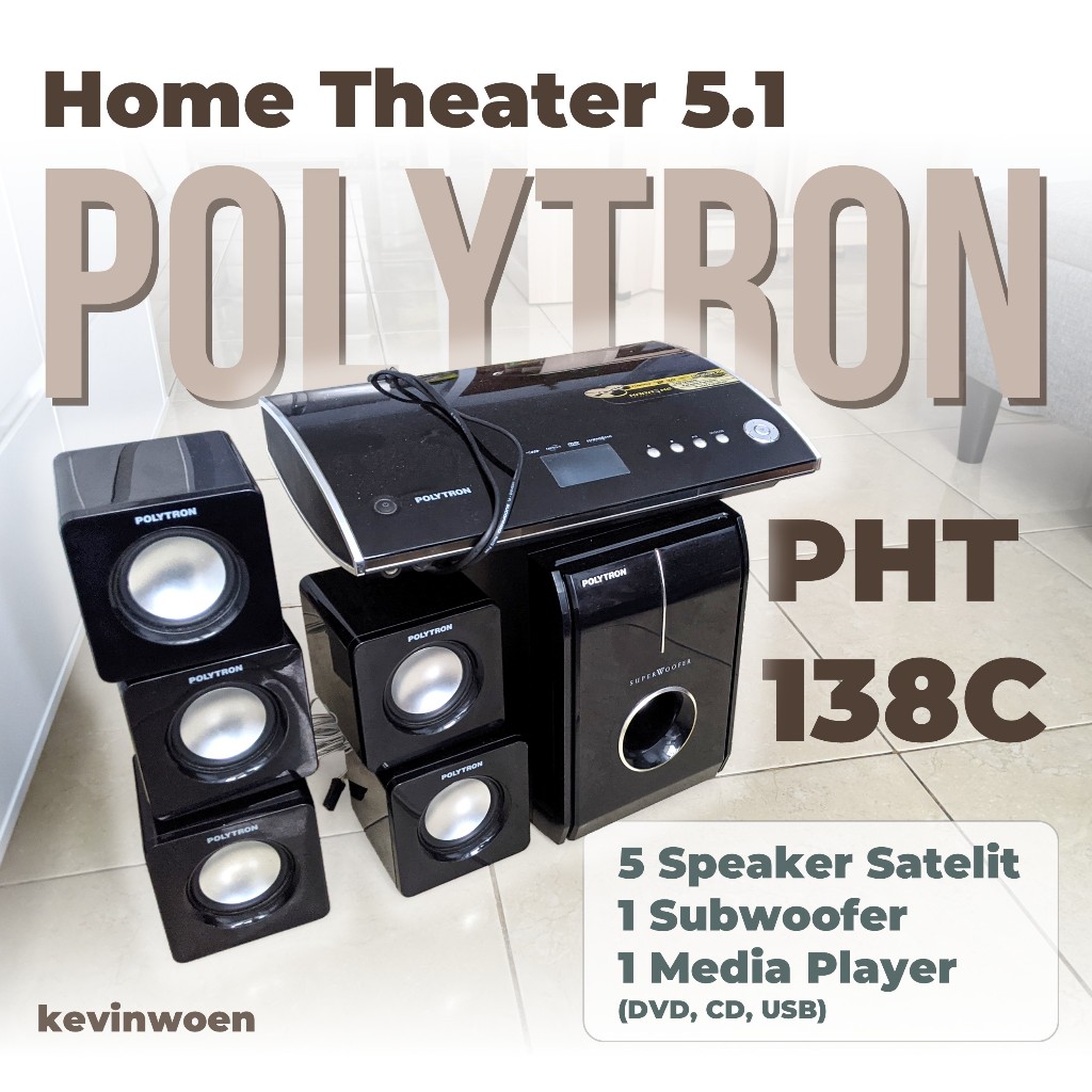 Polytron PHT 138C - 5.1 Home Theater System