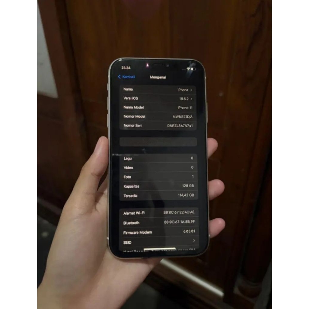 iPhone 11 Digimap IMEI Permanen resmi indonesia 100% Original Second iphone Hp dus 128GB