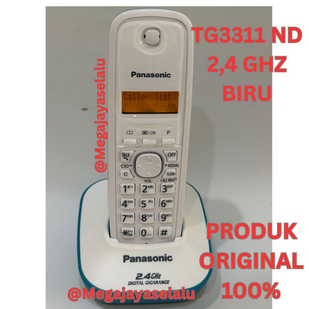 Telepon Wireless Panasonic KX-TG3311 (BIRU)
