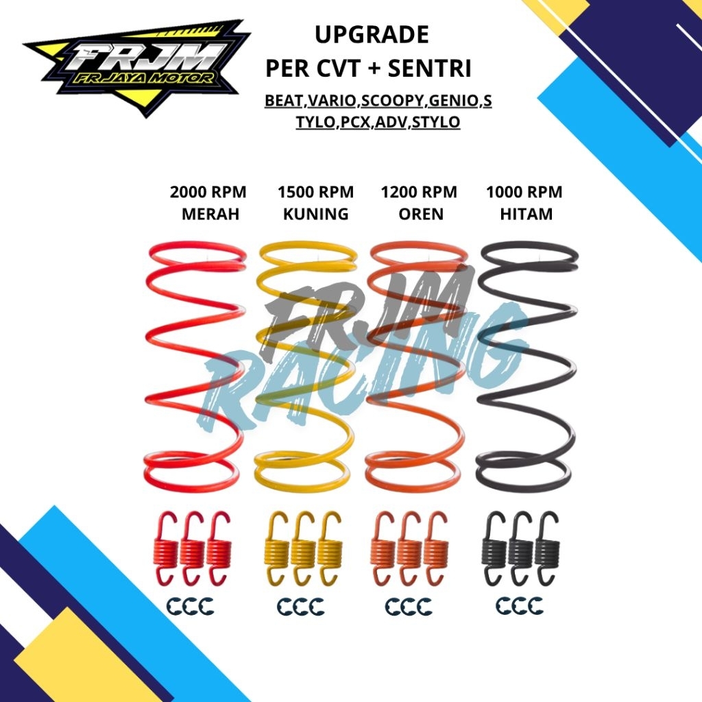 Upgrade Per CVT Plus Per Sentri 1500 RPM R27 All Matic Honda Beat Vario PCX Adv Scoopy