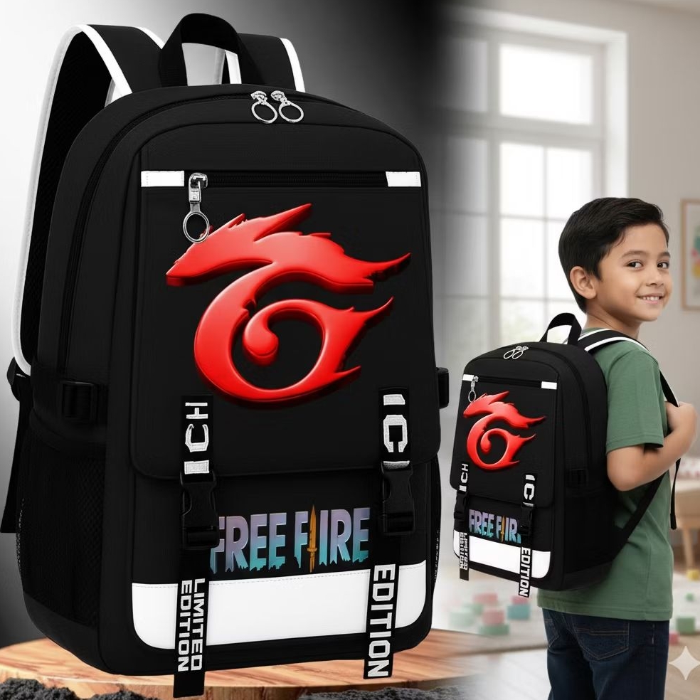 Safiyya Tas Anak Tas sekolah Laki laki Tas Anak sekolah SD Ransel Anak Anime FF