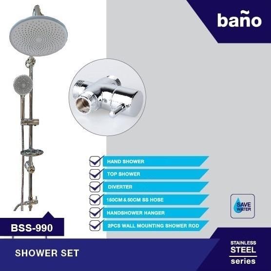 Shower Tiang Set / Shower Column Air Dingin / Shower Tiang Minimalis / Shower Mandi Set Tiang