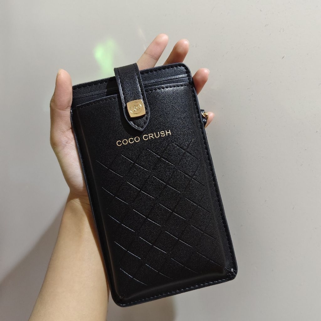 preloved chanel phone bag black (boleh nego)