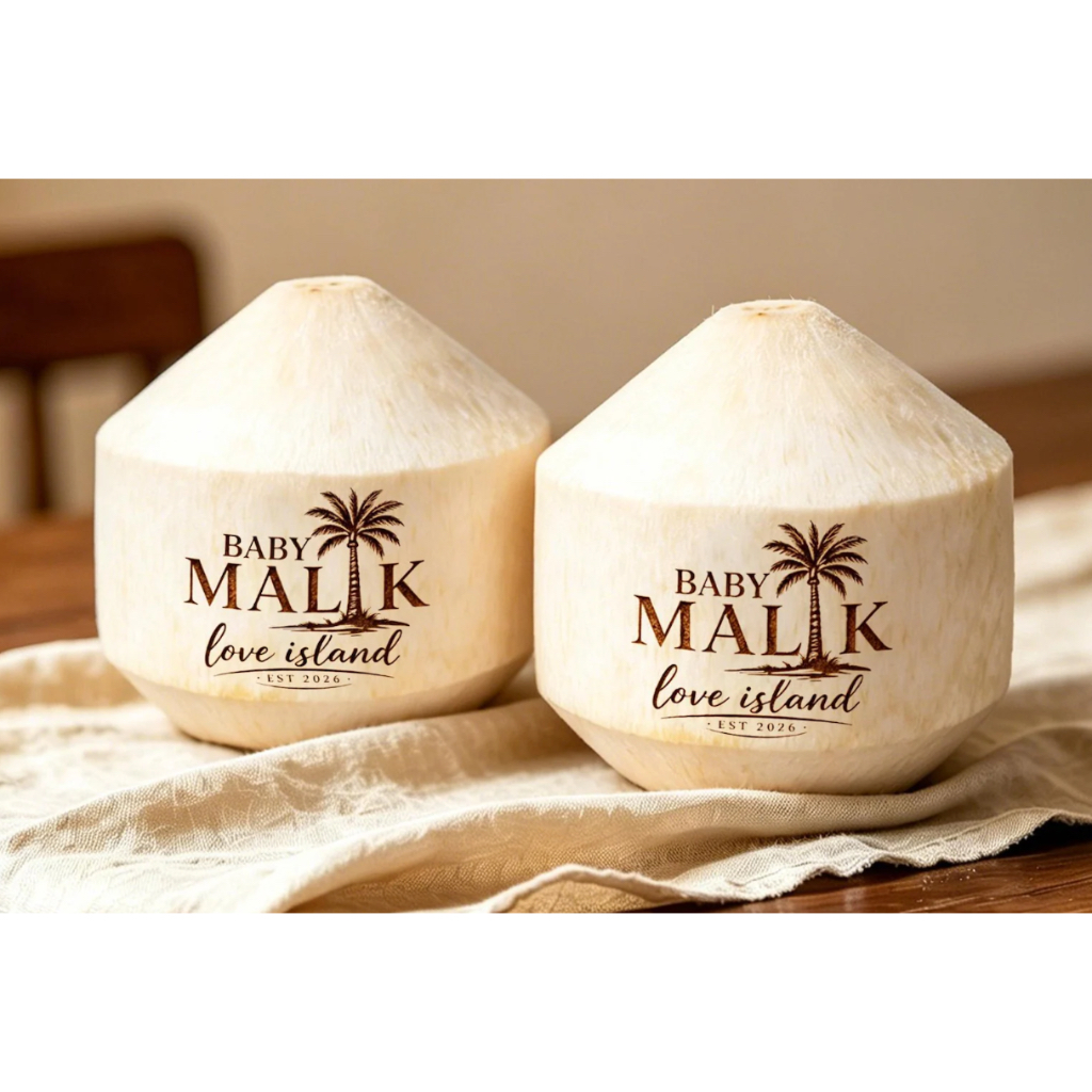 Kelapa muda Stamp/Cap Bakar untuk hotel, resto, padel, dll.( khusus grosir)