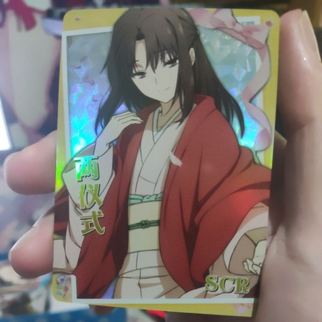 Shiki Ryougi SCR 5m10 goddess story ccg collection card game