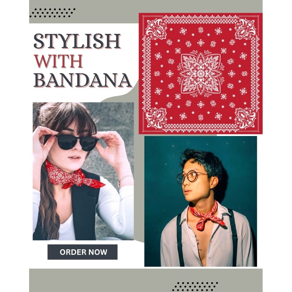 Slayer Bandana Batik Merah