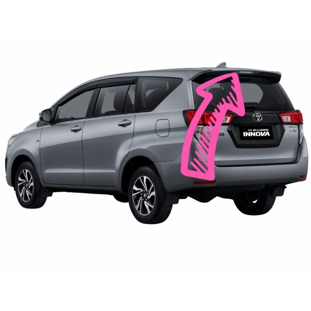 Spoiler pintu bagasi atas Innova Reborn original