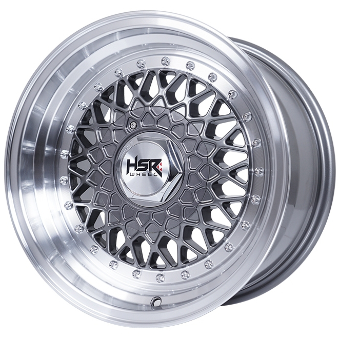 Velg HSR RS Ring 15 Model BBS Celong Lebar 7/8 Pcd 4X100/114.3