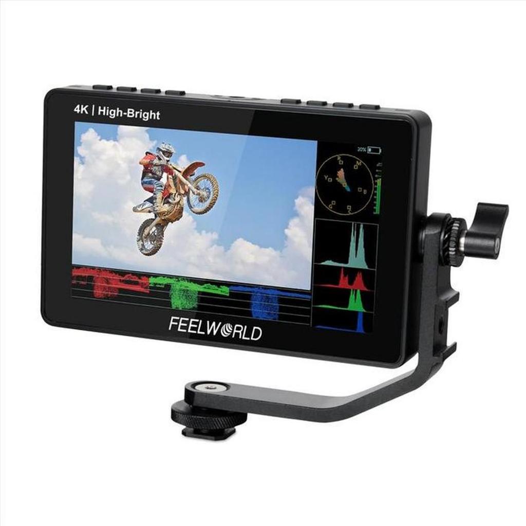 FEELWORLD F5 PROX 5.5 Inch Monitor Camera 1600nit Touchscreen 3D LUT - Feelworld F5 PRO X