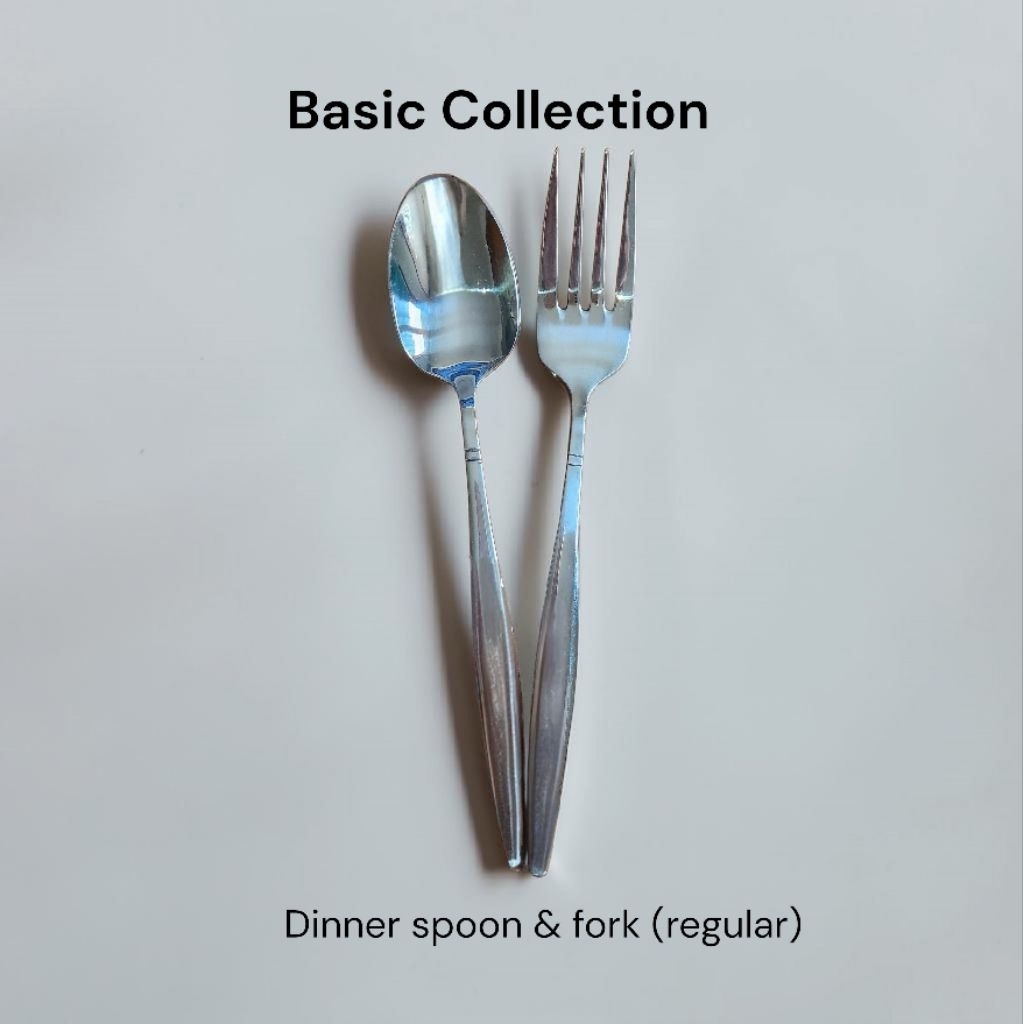 Dinner spoon & fork (regular) by MOSE
